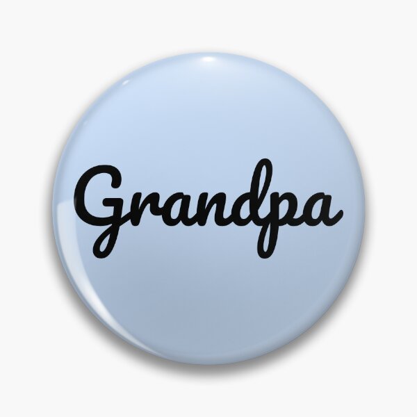 Item preview, 'Grandpa' in monochrome script font designed and sold by All-Names.