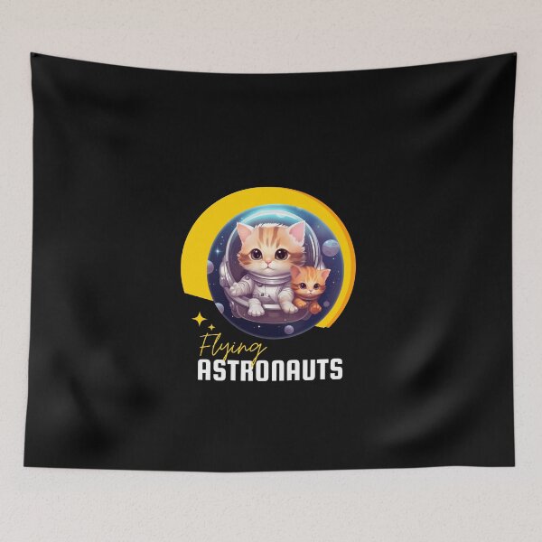 Item preview, cat astronauts designed and sold by Mateusz Majcherek.