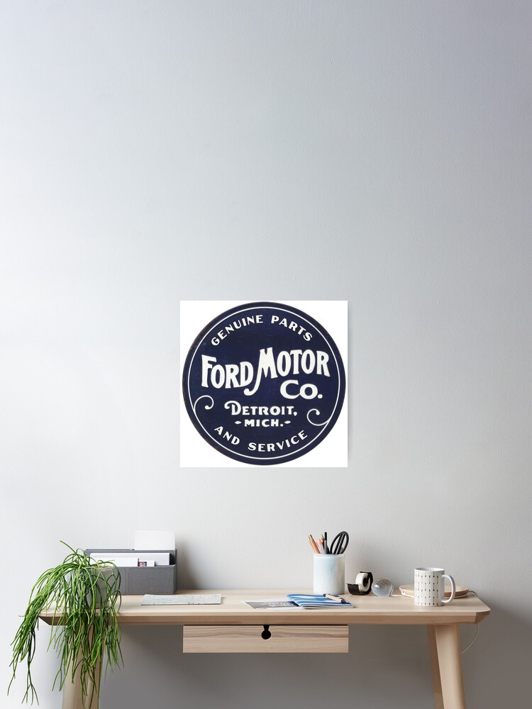 Ford Motor Company Genuine Parts vintage sign