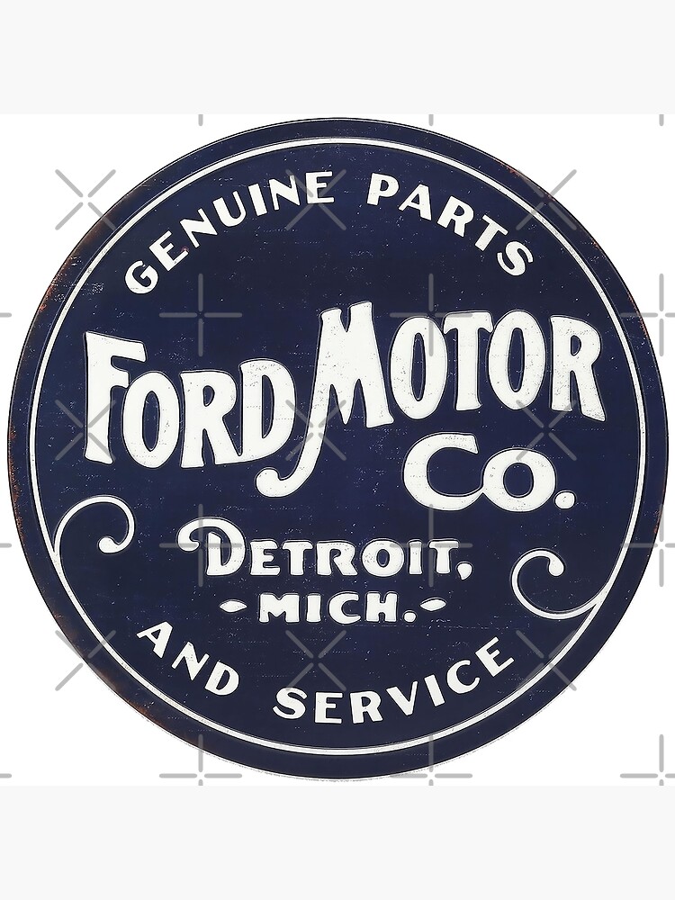 Ford Motor Company Genuine Parts vintage sign