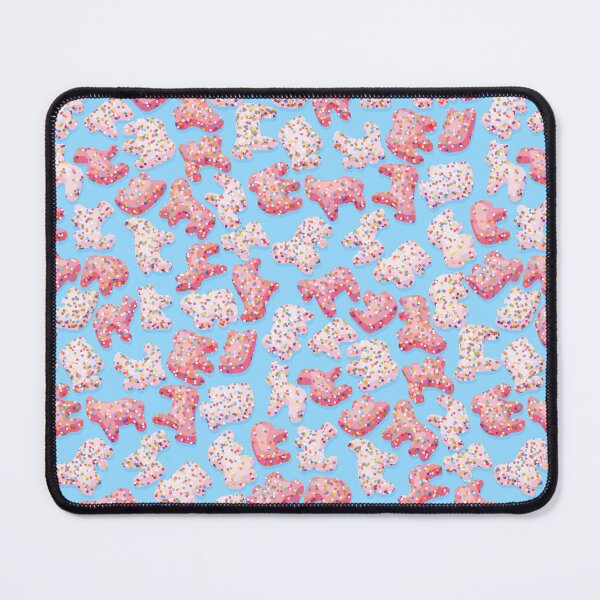 Item preview, Frosted animal circus (blue background) designed and sold by Freckles Fernicola.