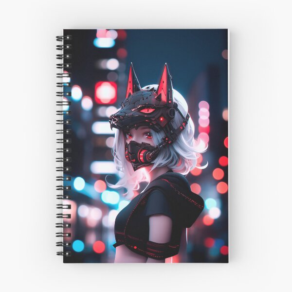 Item preview, Anime girl with fox mask designed and sold by VanGalt.