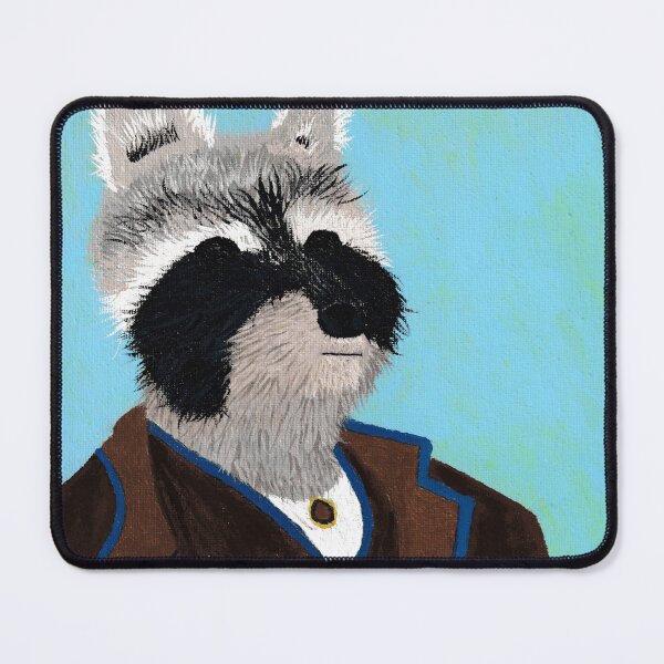 Item preview, Raccoon: a self pawtrait for Pawl Gauguin designed and sold by ThePlantGoblin.