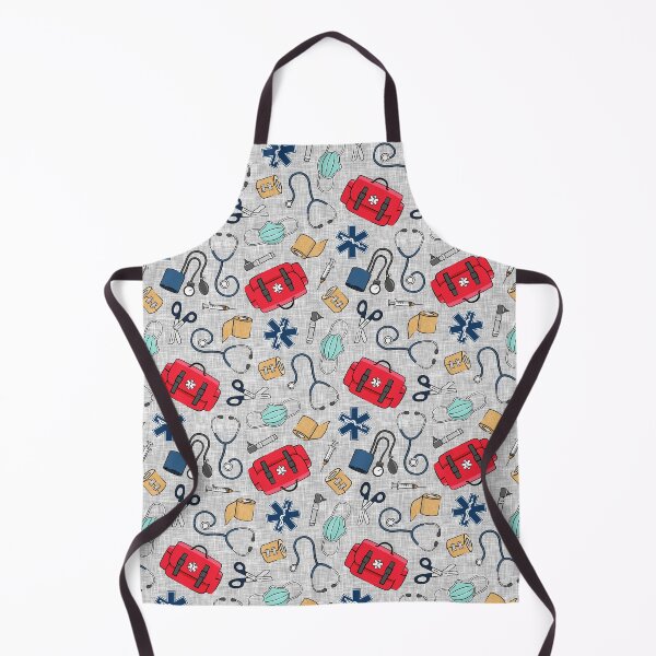 Item preview, medical supplies - light gray linen designed and sold by littlearrow.