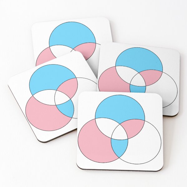 Item preview, Trippy trans flag designed and sold by bookwoof.