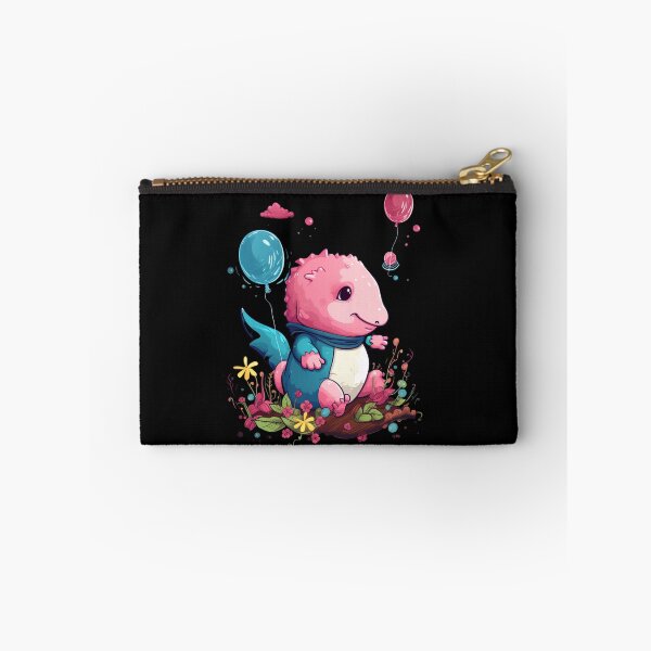 Item preview, Cute Axolotl Kawaii with ballons designed and sold by ArtFromBeyond.