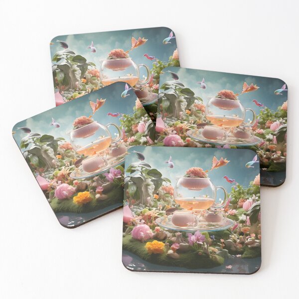 Item preview, Floating Teatime Delights  designed and sold by MystiCanvas.