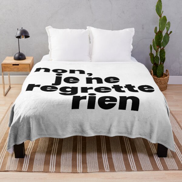 Item preview, Non, je ne regrette rien II (black) designed and sold by didijuca.