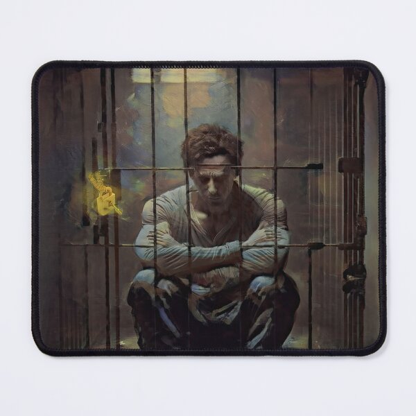 Item preview, NEEDLESSLY HOPELESS IN A CAGE designed and sold by ArtbyRolleen.
