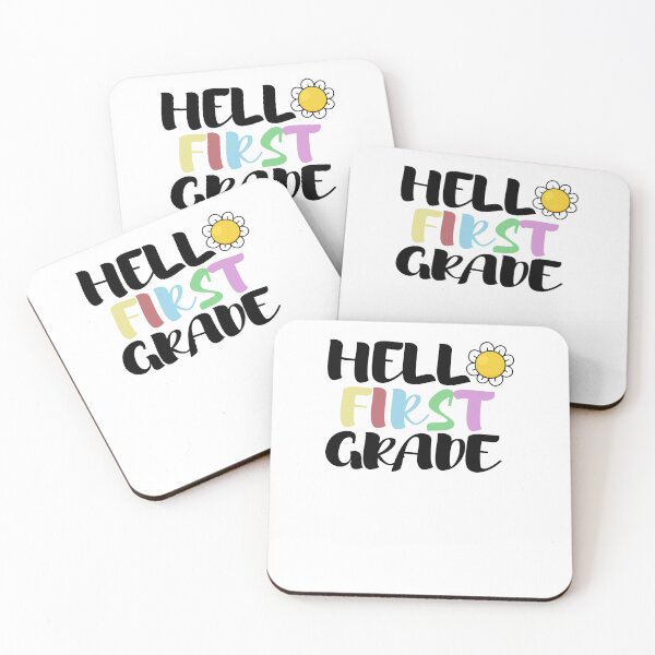 Item preview, Hello First Grade Back To School designed and sold by JustBeeAwesome.