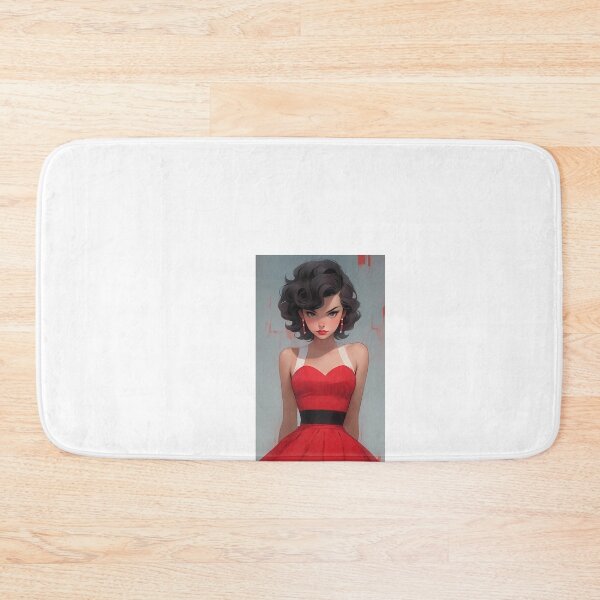 Item preview, a drawing of a woman in a red dress designed and sold by Dark Fantasy Store.