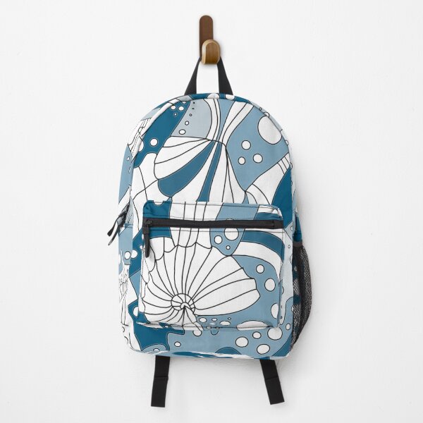 Item preview, sea, waves, blue, foam, shells, pattern designed and sold by bonjourmadame4.