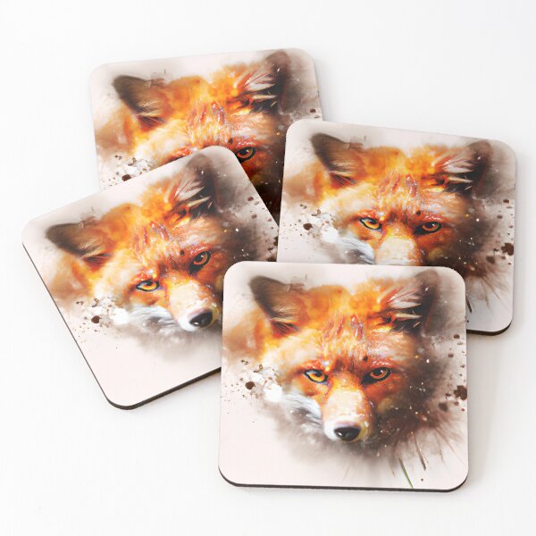 Item preview, Rustic Red Fox Watercolor designed and sold by IZiets.