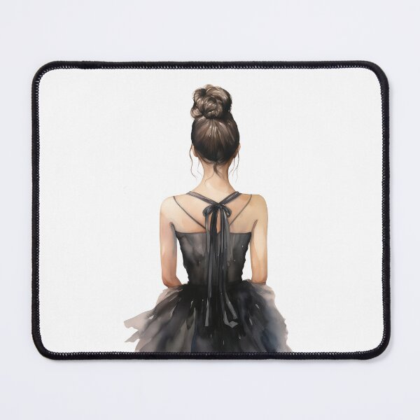 Item preview, Ballet dancer in black dress designed and sold by Rosaliartbook.
