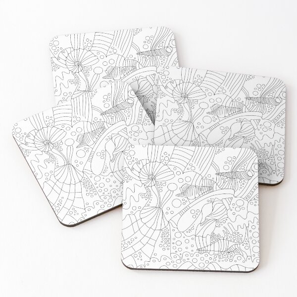Item preview, seashell, sea, patterns, waves, line. designed and sold by bonjourmadame4.