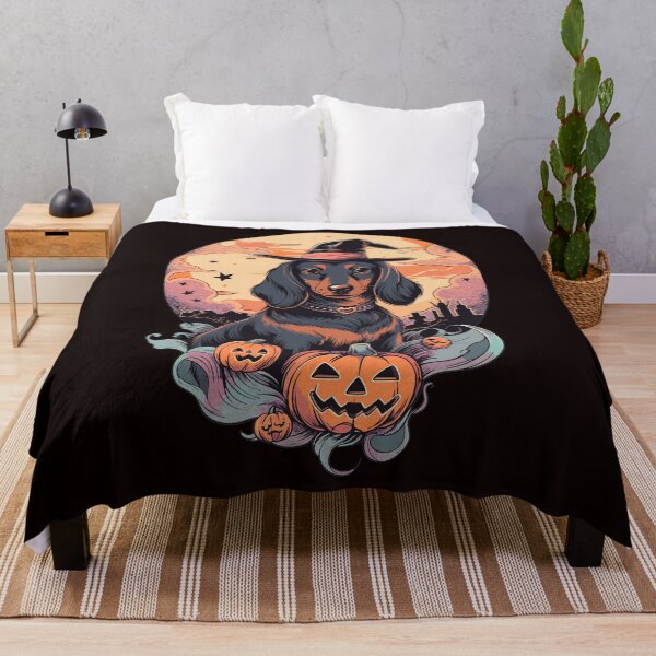 Item preview, Halloween Dachshund designed and sold by RetroPrints.