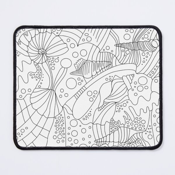 Item preview, seashell, sea, patterns, waves, line. designed and sold by bonjourmadame4.