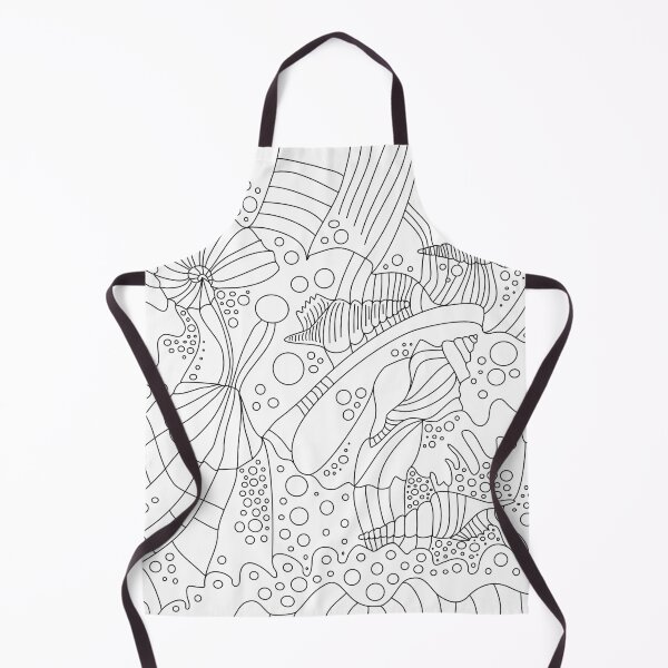 Item preview, seashell, sea, patterns, waves, line. designed and sold by bonjourmadame4.