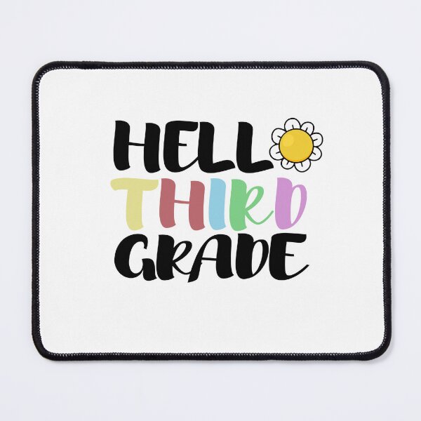 Item preview, Hello Third Grade Back To School designed and sold by JustBeeAwesome.