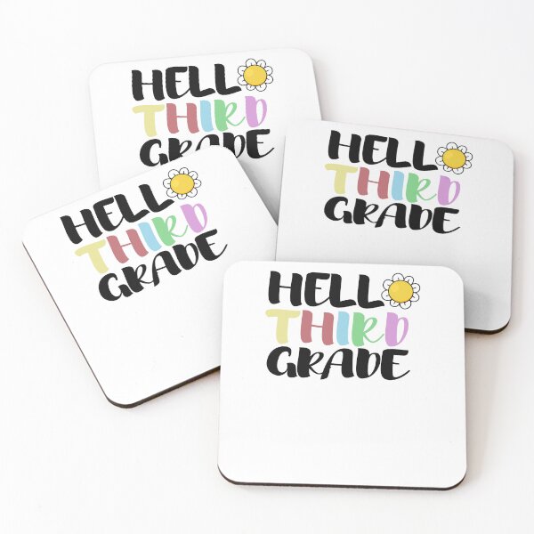 Item preview, Hello Third Grade Back To School designed and sold by JustBeeAwesome.