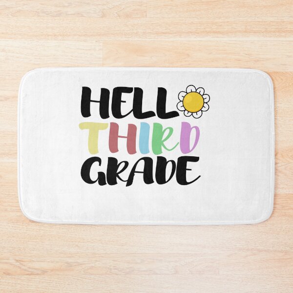 Item preview, Hello Third Grade Back To School designed and sold by JustBeeAwesome.
