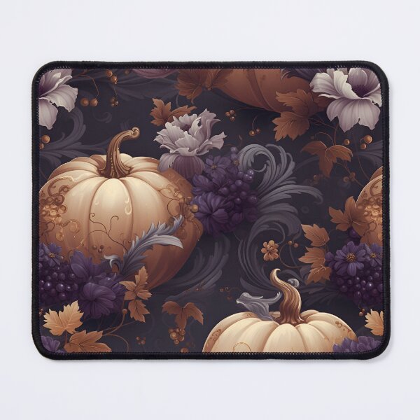 Item preview, Vintage Style Autumn Pumpkins in Dark Purple and Orange designed and sold by coreexpressions.
