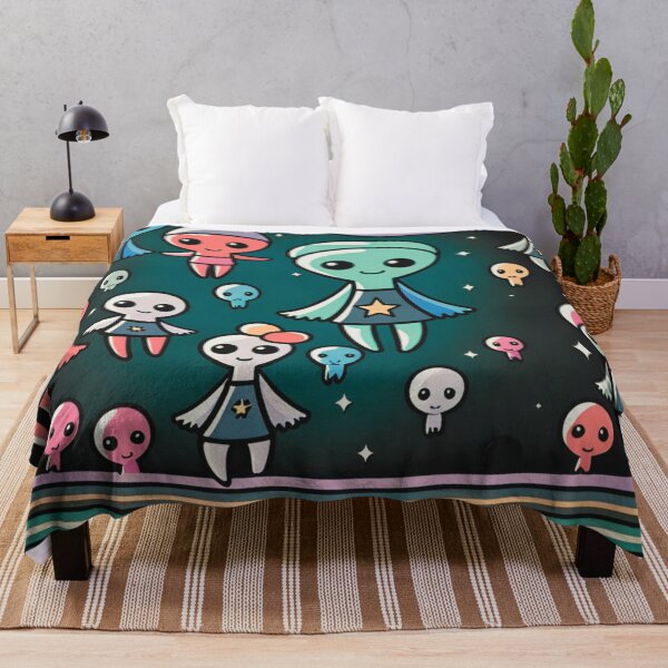 Item preview, Cute Cartoon Aliens in Space designed and sold by Digital-Fusion.
