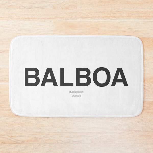 Item preview, Balboa (Black on White) designed and sold by StudioDestruct.
