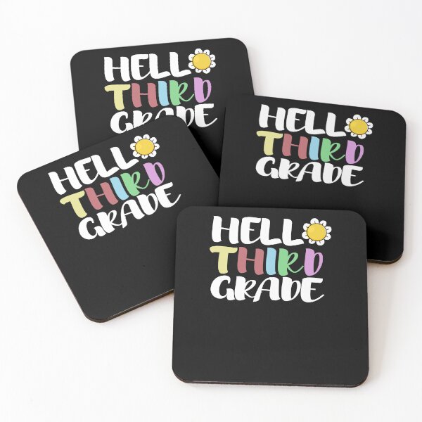 Item preview, Hello Third Grade Back To School  designed and sold by JustBeeAwesome.
