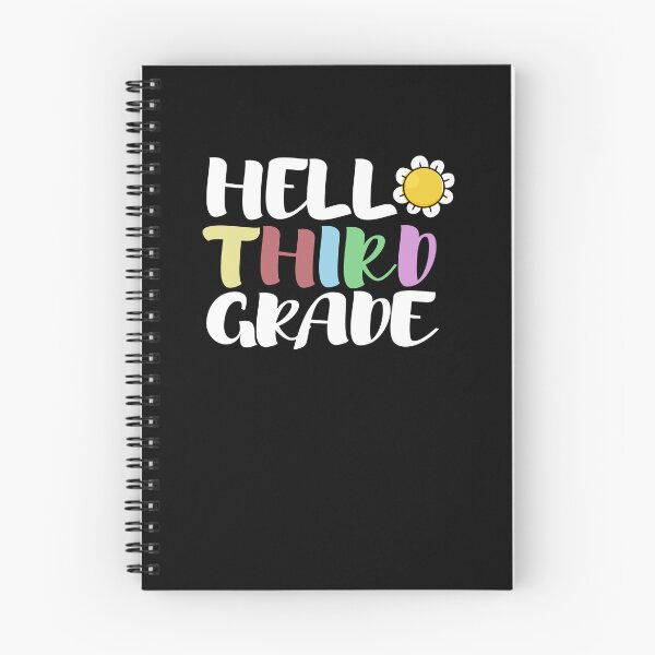 Item preview, Hello Third Grade Back To School designed and sold by JustBeeAwesome.