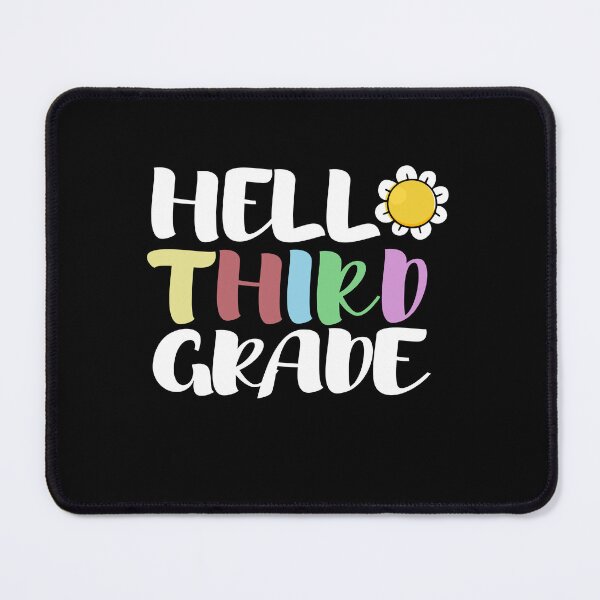 Item preview, Hello Third Grade Back To School designed and sold by JustBeeAwesome.