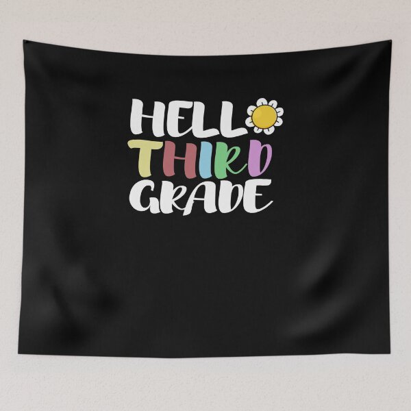 Item preview, Hello Third Grade Back To School  designed and sold by JustBeeAwesome.