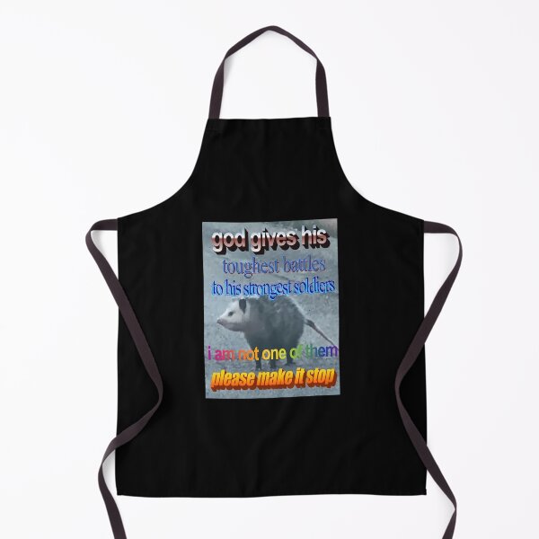 Item preview, GOD GIVES TOUGHEST BATTLES TO HIS STRONGEST SOLDIERS - funny raccoon quote designed and sold by zuzlotzooz72.