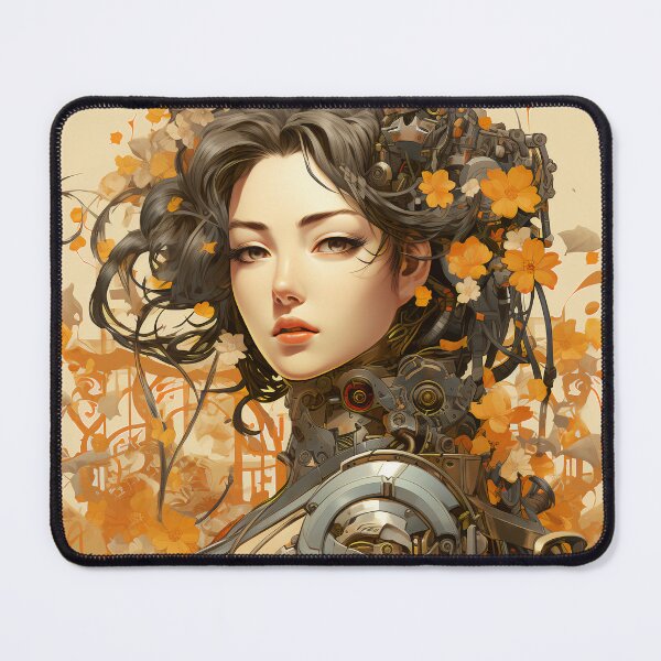 Item preview, Twisted Metal and Nature Android Female Warrior Empowerment designed and sold by BrandonArtWorld.