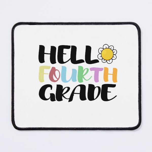 Item preview, Hello Fourth Grade Back To School designed and sold by JustBeeAwesome.