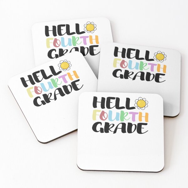 Item preview, Hello Fourth Grade Back To School designed and sold by JustBeeAwesome.