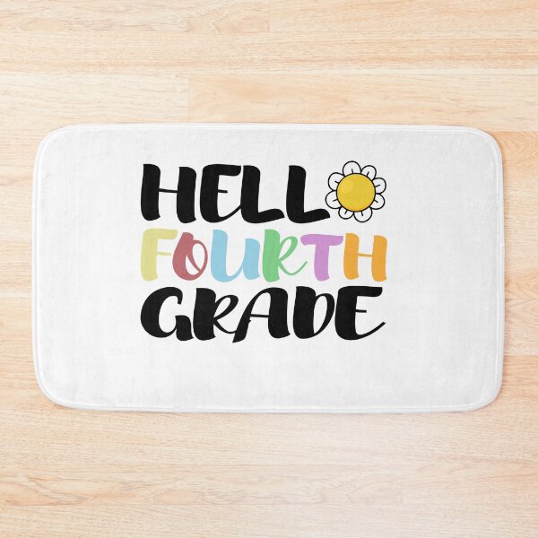 Item preview, Hello Fourth Grade Back To School designed and sold by JustBeeAwesome.