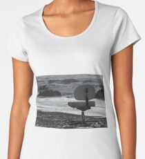 Chair of Oceanography (bw) Women's Premium T-Shirt