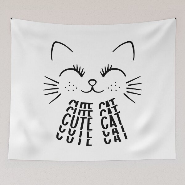 Item preview, Simply cute cat designed and sold by MikoMate.