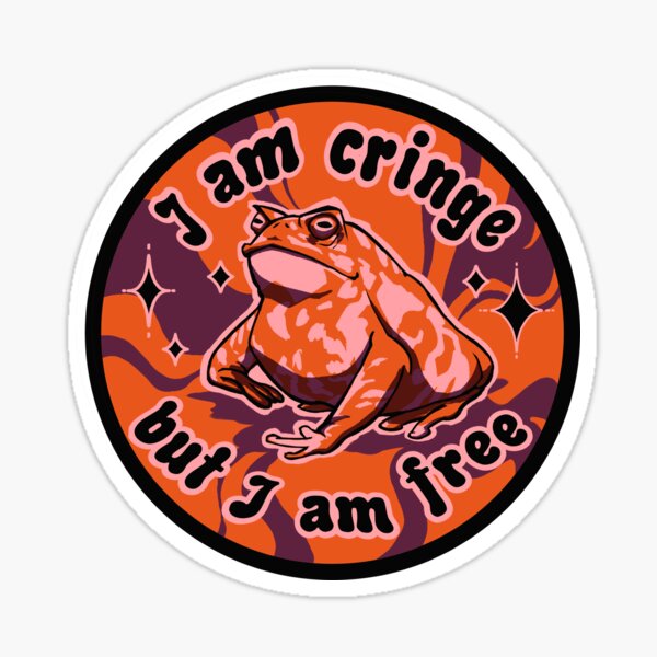 Psychedelic Frog Sticker #1-STKR-PSYF1
