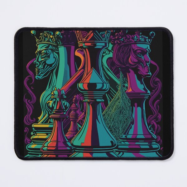 Item preview, Stunning chess pieces artwork designed and sold by VirtualPalette.