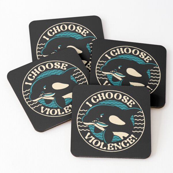 Item preview, Orca I Choose Violence Seal by Tobe Fonseca designed and sold by Tobe Fonseca®.