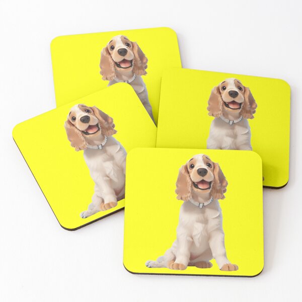 Item preview, Animated Cocker Spaniel in 3D style designed and sold by ChickNickStudio.