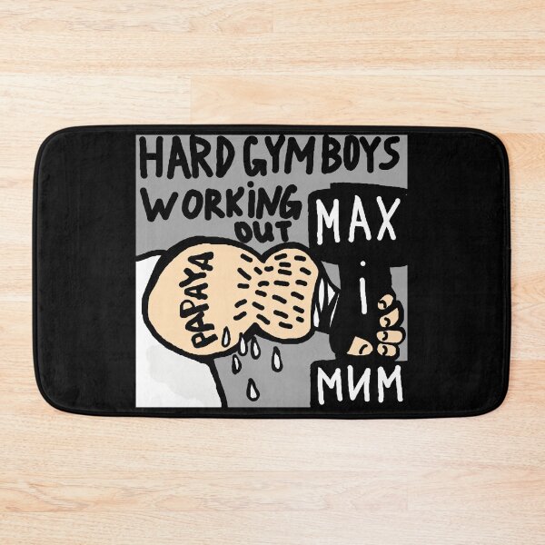 Item preview, Hard gym boys are working out.  designed and sold by Creavision.