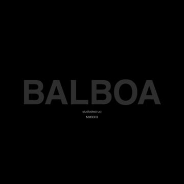 Artwork thumbnail, Balboa (Black on Black) by StudioDestruct
