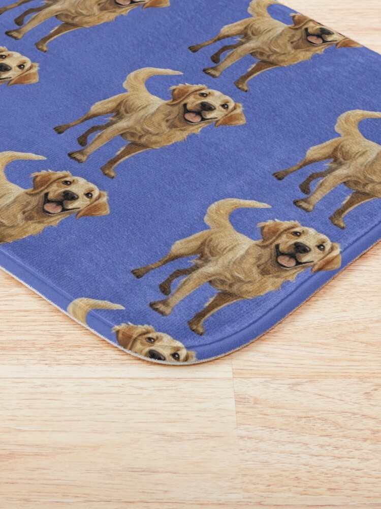 Cartoon Dog Bath Rug