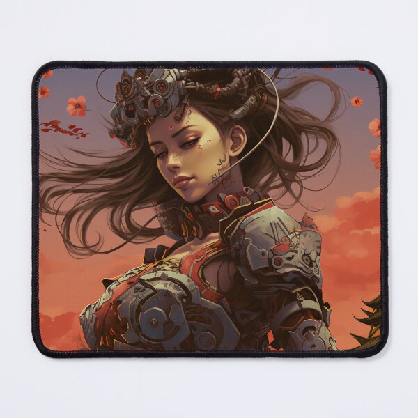Item preview, Twisted Metal and Nature Android Female Warrior Empowerment designed and sold by BrandonArtWorld.