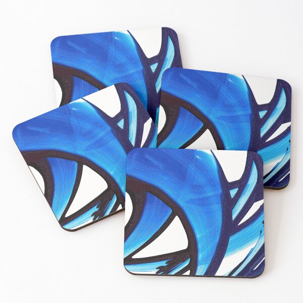 Item preview, Water Tight 22 Blue Wave Art designed and sold by Sharon Cummings Art.