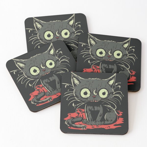 Item preview, Horror Cat, Scary Cat, | Funny Spooky Possessed Cat Halloween designed and sold by lildoodleshirts.