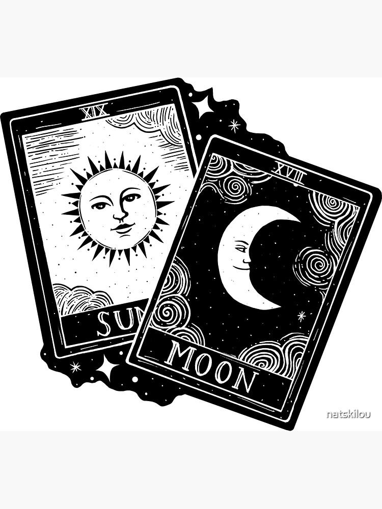 Tarot Hand' Sticker by holykrak  The moon tarot card, Tarot cards art, The  moon tarot